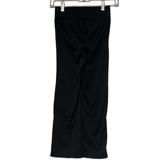 Augusta Sportswear Pants Girl’s Small Black Silver Stripe Aurora Flair Zippered - Picture 5 of 7